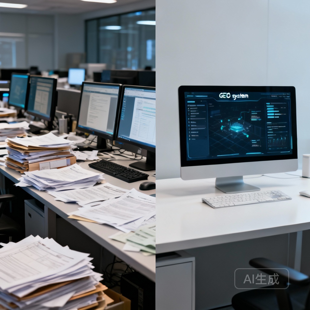 传统与全域魔力GEO优化流程对比